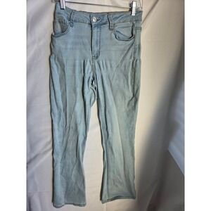 Wax Jean Collection Jeans Women Light Blue Light Wash Slim High Flare FAIR